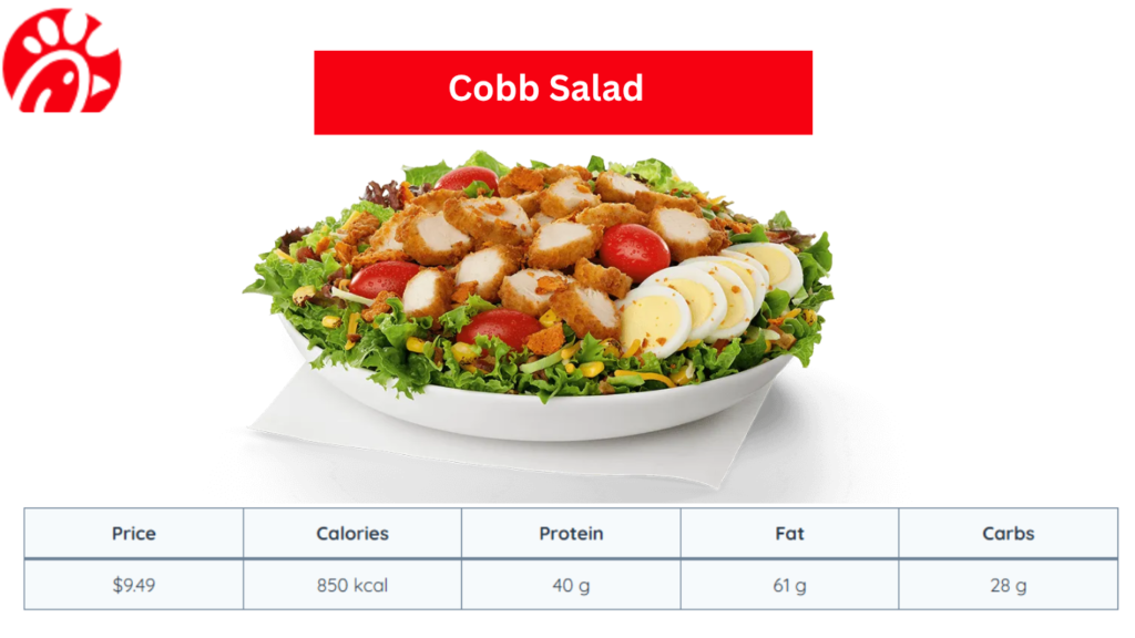 Chick-fil-A Salads Menu & Prices 2026 2 Cobb Salad