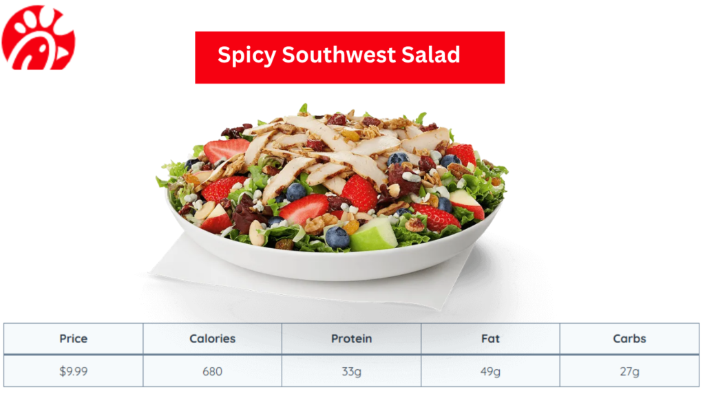 Chick-fil-A Salads Menu & Prices 2026 3 Spicy Southwest Salad